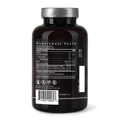 NEW NORDIC Hair Volume Gummies, 2500 mcg Biotin, Daily Hair Vitamins Supplement to Support Hair Skin & Nails, Vegan, 60 Count (Pack of 3) NEW NORDICBuy Supplements Australia