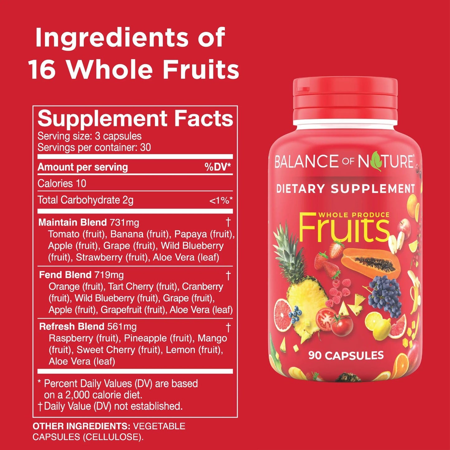 Balance of Nature Whole Fruits Supplement with Superfood Fruits Balance of NatureBuy Supplements Australia
