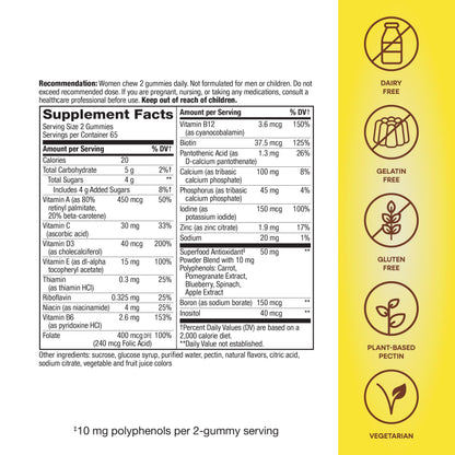 Nature's Way Alive! Women's Daily Gummy Multivitamins, 16 Vitamins & Minerals, Energy Metabolism*, Hair Skin & Nails Nature's WayBuy Supplements Australia