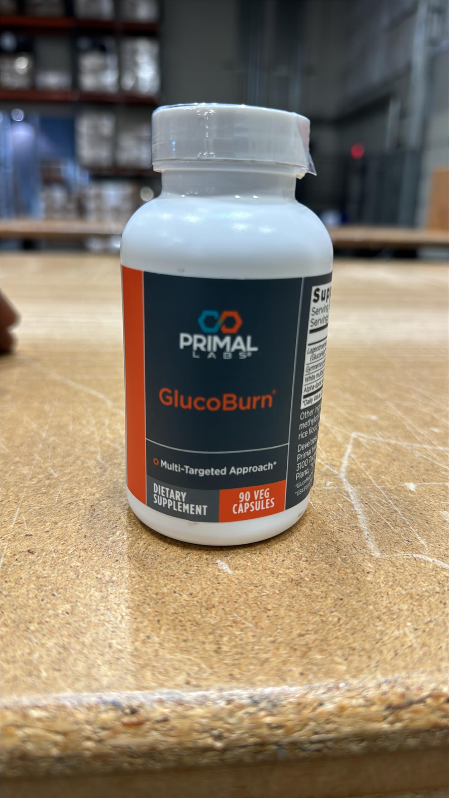 Primal Labs GlucoBurn Support Supplement with White Mulberry Leaf Extract and Alpha Lipoic Acid, 90 Veg capsules Primal LabsBuy Supplements Australia