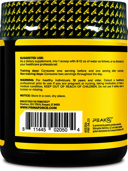 PrimaForce Peak O2 Workout Supplement, 120 Grams - Proprietary Blend, Non-GMO, Vegan and Gluten Free PrimaforceBuy Supplements Australia