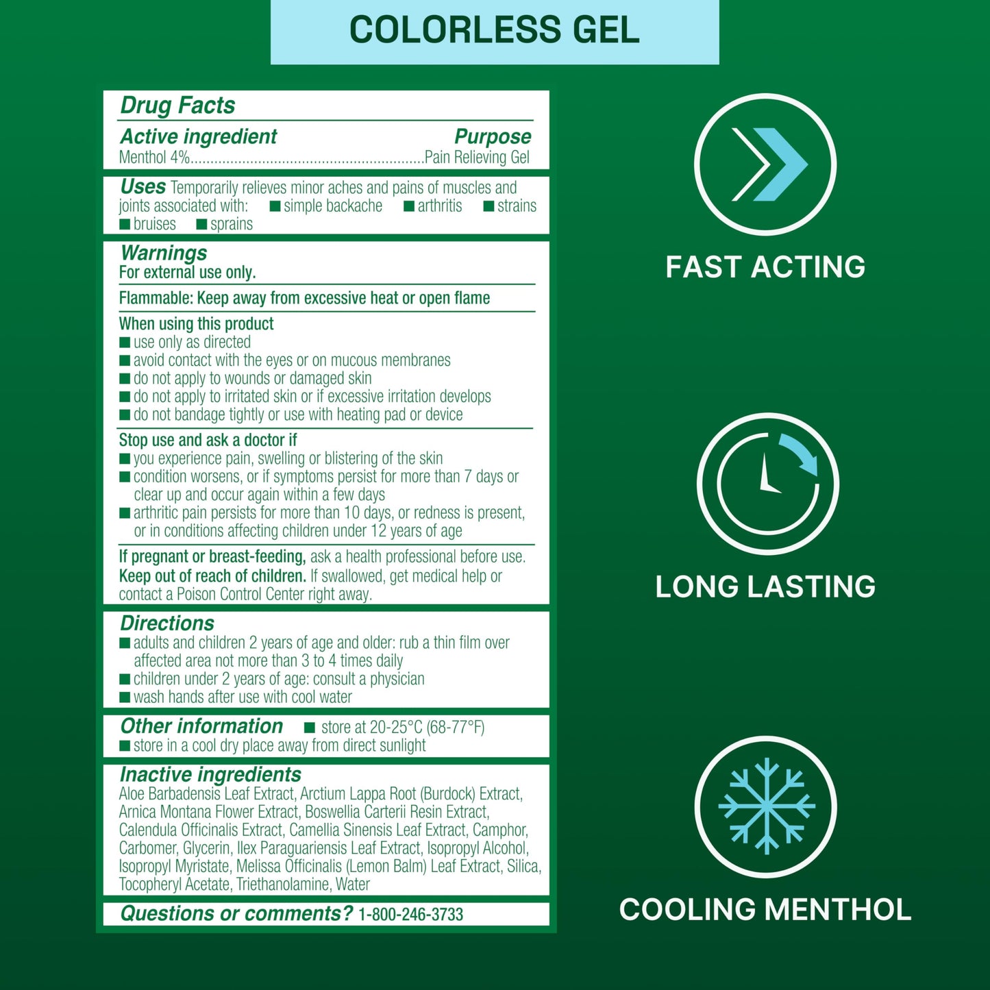 Biofreeze Pain Relief Gel for Knee, Neck, Hip, Joint, Shoulder, & Simple Backache, Arthritis Pain Reliever, Sore Muscle Relief, Colorless Menthol Gel 4 Fl Oz (Pack of 3) BiofreezeBuy Supplements Australia