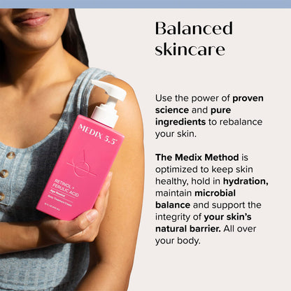 Medix 5.5 Retinol Body Lotion + Hyaluronic Acid Cream, Moisturizer Body & Face Lotion Medix 5.5Buy Supplements Australia
