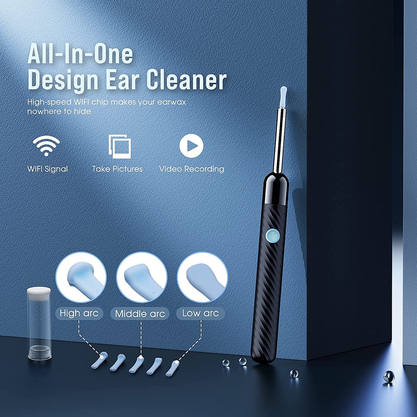 Ear Wax Removal - Earwax Remover Tool with 8 Pcs Ear Set - Ear Cleaner LEIPUTBuy Supplements Australia