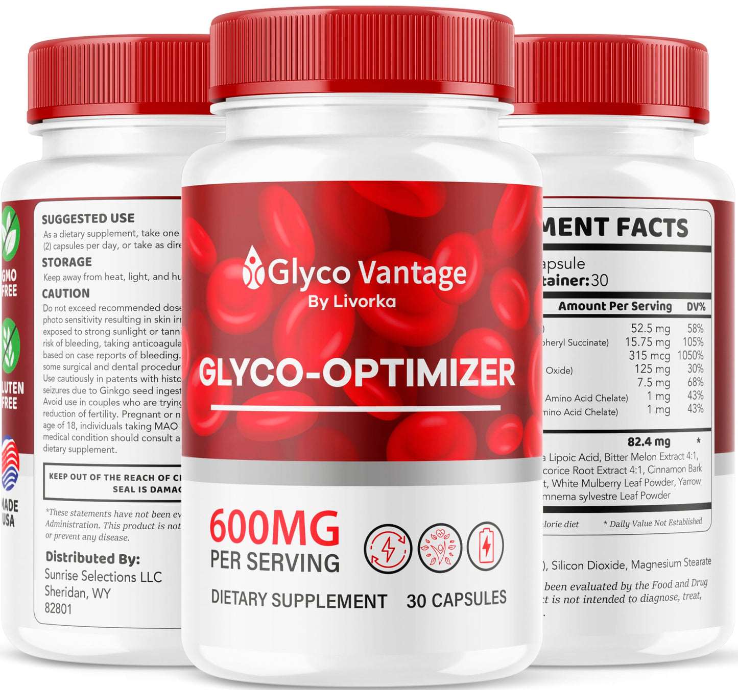 (3 Pack) Glyco Vantage Glyco Optimizer, Glyco Vantage, Glyco Vantage Capsules, Glyco Vantage Joint Optimizer, GlycoVantage Glyco Optimizer Pills, Glyco Vantage Support, 90 Capsules For 3 Months LIVORKABuy Supplements Australia