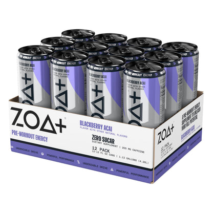 ZOA Plus Sugar-Free Pre-Workout Drink, Ready to Drink with Nitric Oxide, Vitamin B, C and D ZOABuy Supplements Australia