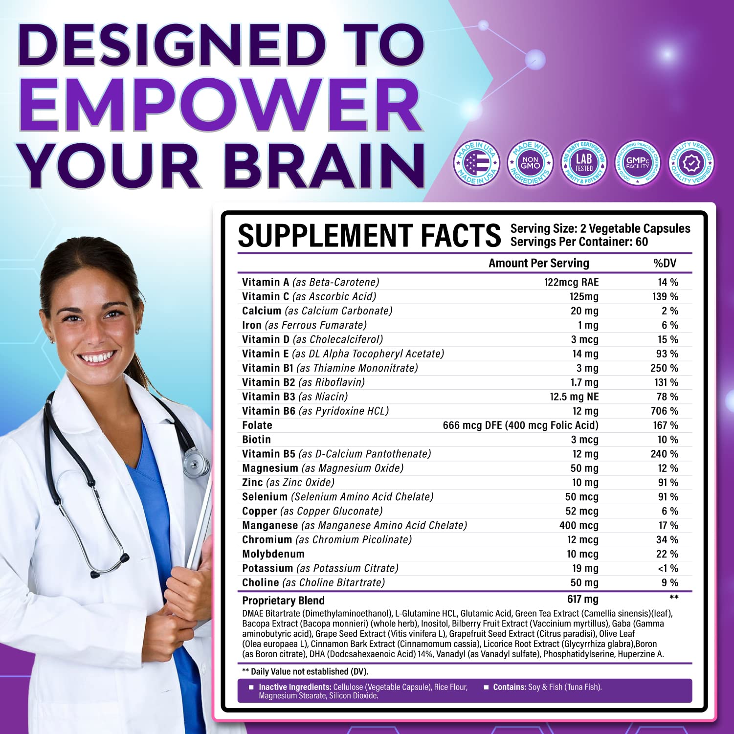 40-in-1 Brain Booster Supplements for Memory, Focus, Clarity, Energy, Performance Rainbow Nutrients, LLCBuy Supplements Australia