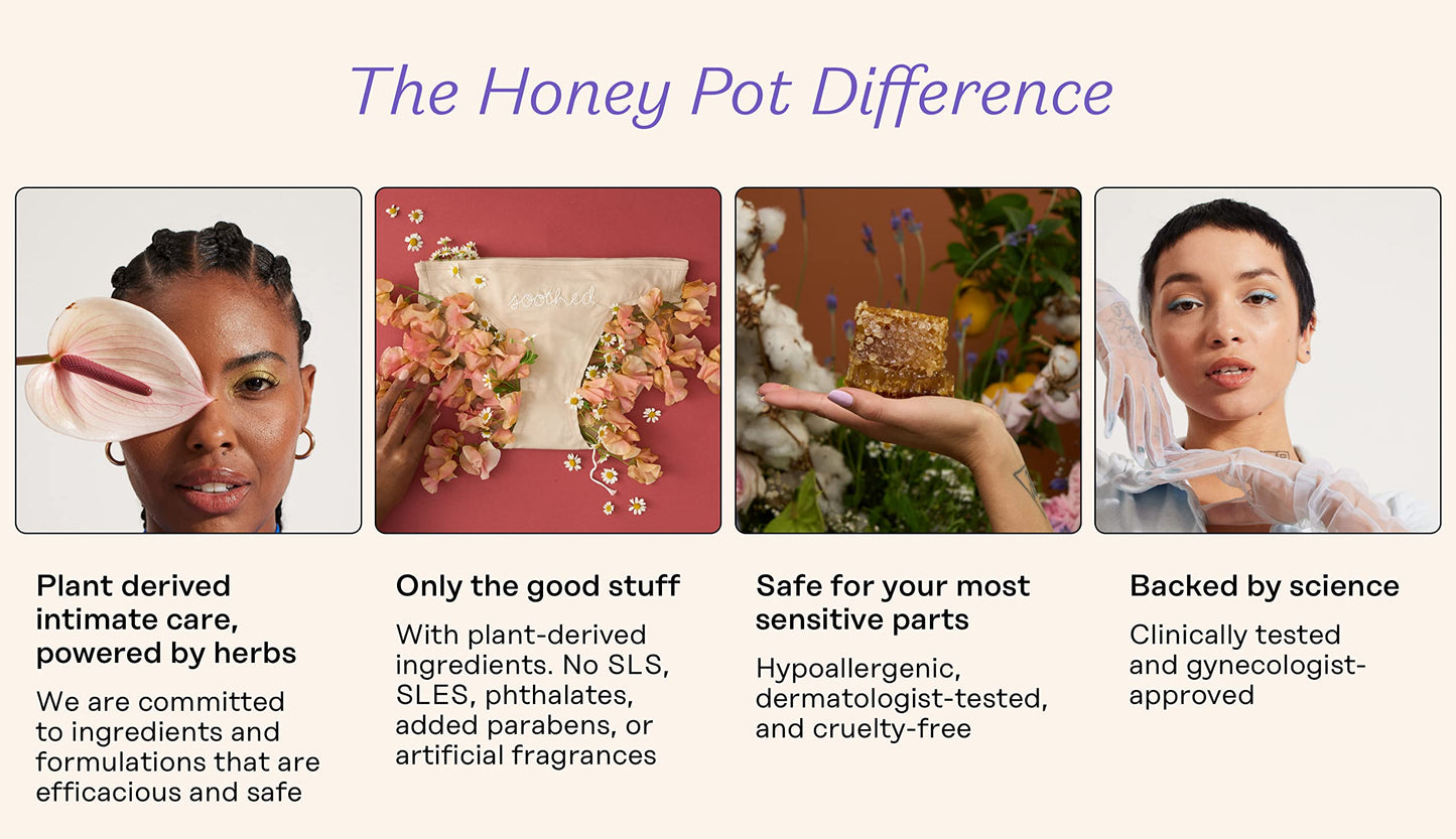 The Honey Pot Company - Anti-Itch Soothing Colloidal Oatmeal Wash - Plant Derived Feminine Care The Honey Pot CompanyBuy Supplements Australia