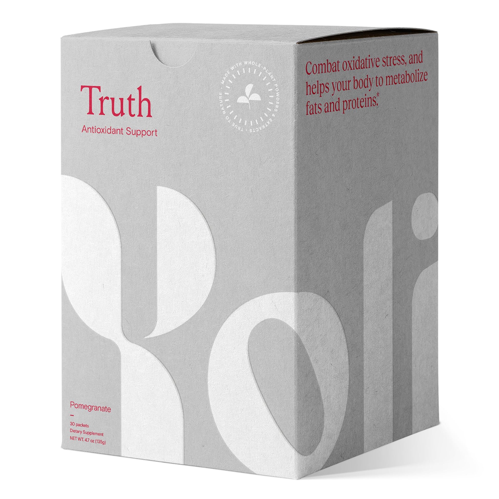 Yoli® Truth Antioxidant and Immune Support Supplement with Vitamin C, Botanicals, Superfruits, and Minerals - Pomegranate, 30 Packets YoliBuy Supplements Australia