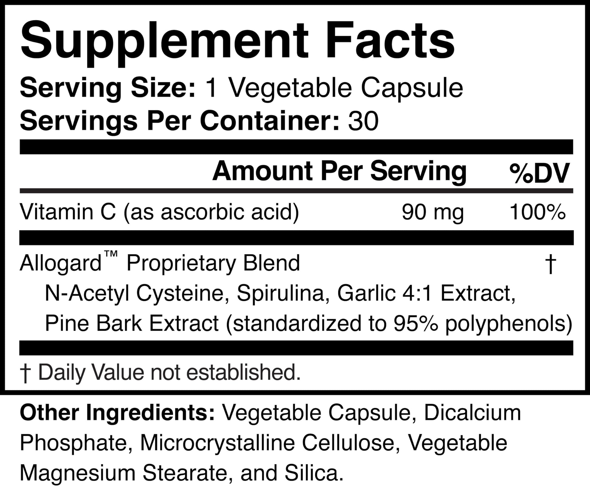 Allogard - Natural Detox Supplement - Non-GMO, Vegan, Gluten-Free AllogardBuy Supplements Australia