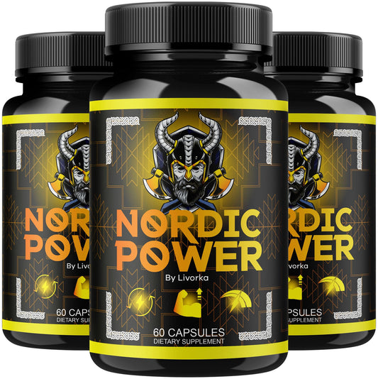 (3 Pack) Nordic Power Capsules - Official Nordic Power for Men, Advanced Formula Nordic Power Pills for Men, All Natural Premium Supplement Support Nordic Power Review, 180 Capsules for 3 Months LIVORKABuy Supplements Australia