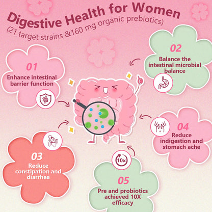 Probiotics for Women Digestive Health, Vaginal Probiotics with D-Mannose & Cranberry NATURE TARGETBuy Supplements Australia