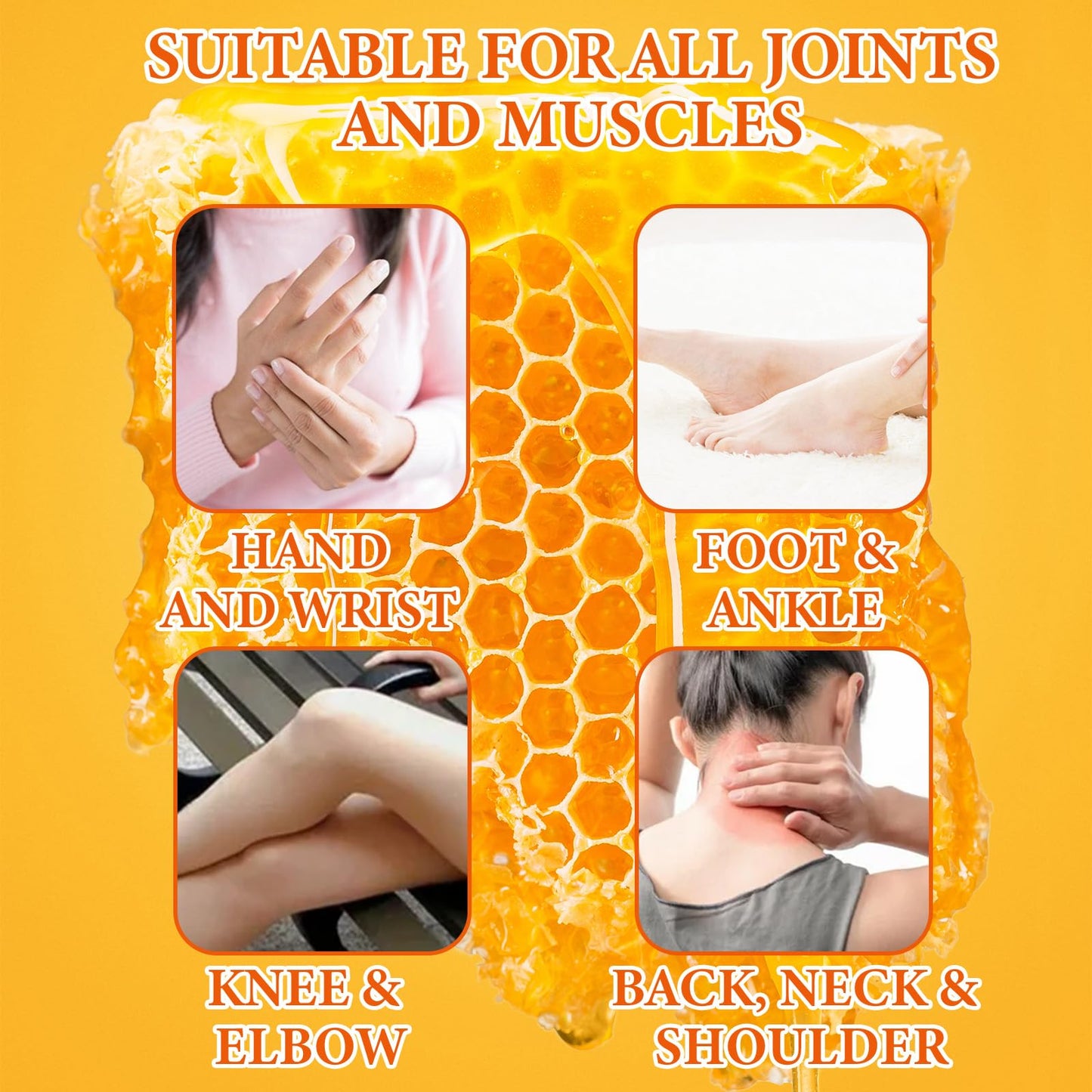 Natural Organic Bee Venom Muscle & Joint Cream, Extra Effective Muscle & Joint Care, for Neck, Hand, Feet, Knee, Muscles, Shoulder, Wrist, Elbow, Ankle, Foot Aches, Arnica, Vitamin B6 KOKOMAANEBuy Supplements Australia