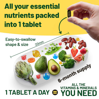 Vegan Vitality Immunity Booster Bundle 6 Months - Vegan Multivitamins and Vegan Omega 3 Algae Oil. High Strength Plant Based Formula for Immunity Vegan VitalityBuy Supplements Australia