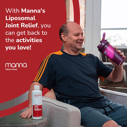 Manna Vitamins Evolved Liposomal Joint Relief Supplement for Women, Men Includes Curcumin, Glucosamine, Chondroitin, Quercetin for Joint Health, Swelling, Aches, Increase Range of Motion, Mobility Manna Vitamins EvolvedBuy Supplements Australia