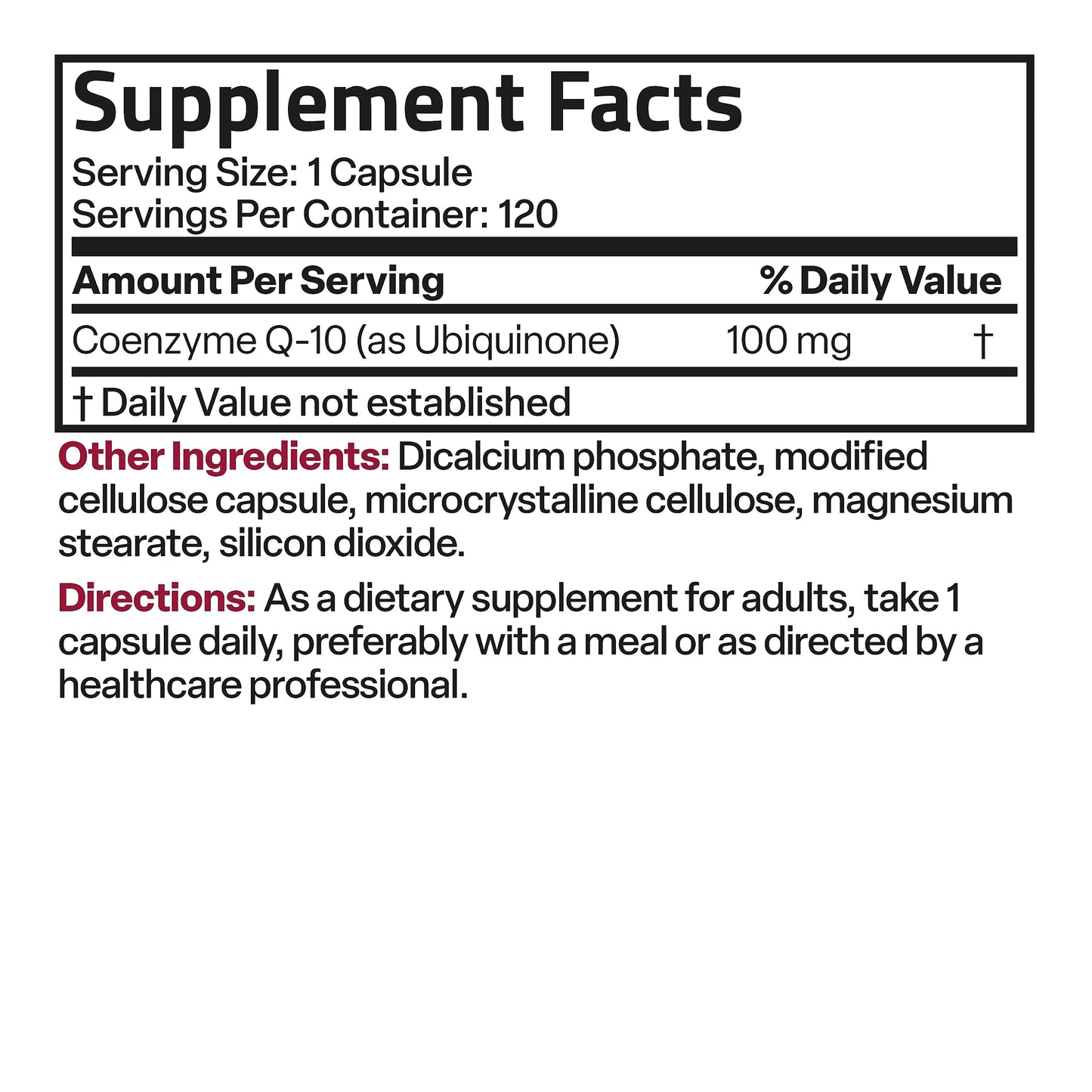 Bronson CoQ10 100 MG High Potency Cellular Energy Production, 120 Vegetarian Capsules BronsonBuy Supplements Australia