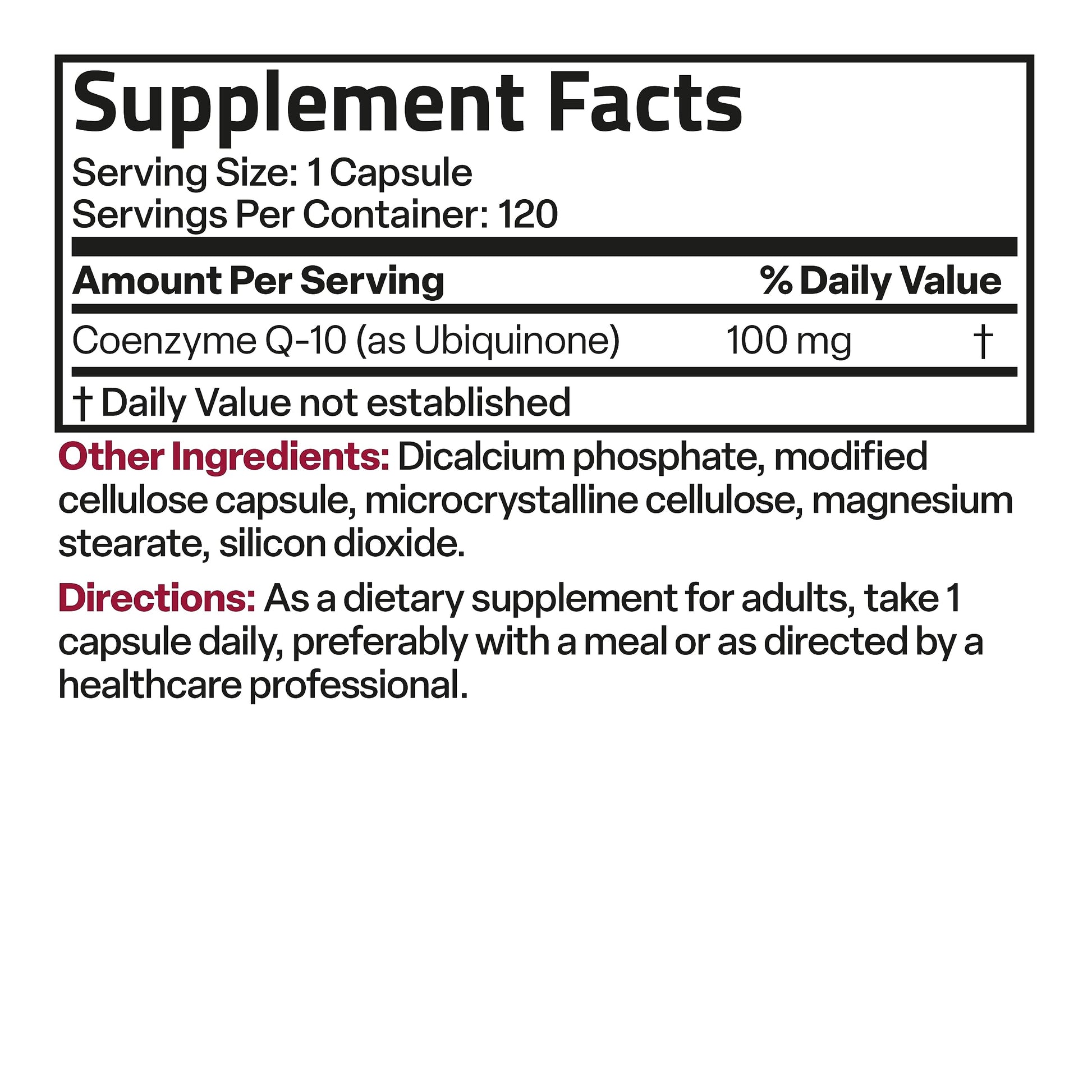 Bronson CoQ10 100 MG High Potency Cellular Energy Production, 120 Vegetarian Capsules BronsonBuy Supplements Australia