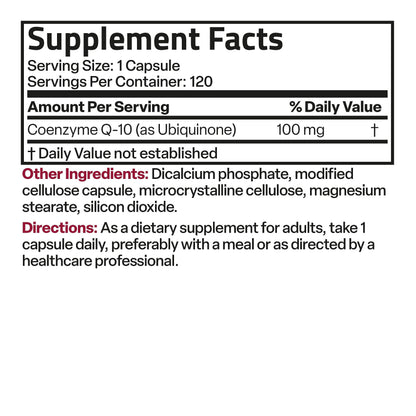 Bronson CoQ10 100 MG High Potency Cellular Energy Production, 120 Vegetarian Capsules BronsonBuy Supplements Australia