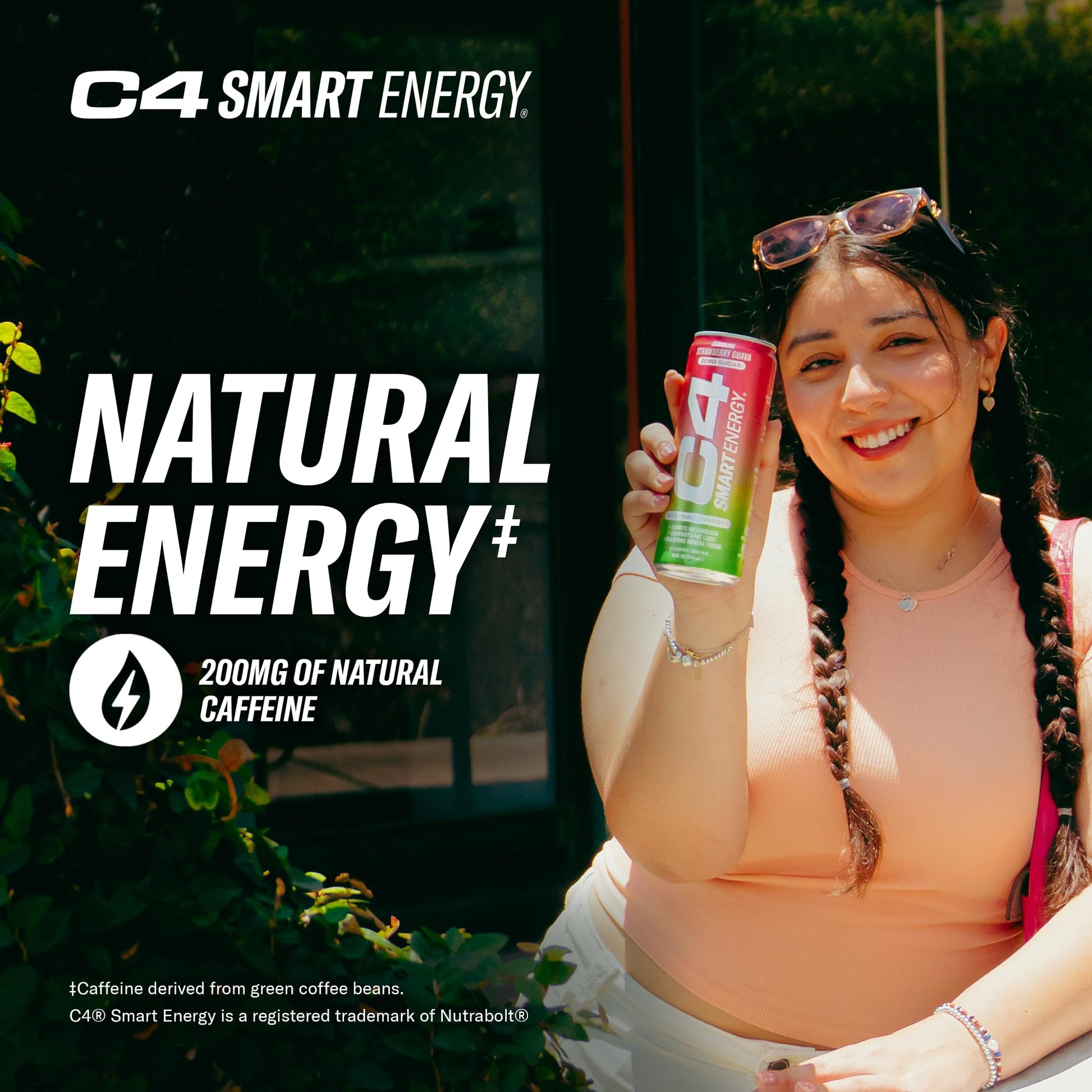 Cellucor C4 Smart Energy Drink - Sugar Free Performance Fuel & Nootropic Brain Booster, Coffee Substitute or Alternative | Cherry Berry Lime 12 Oz - 12 Pack C4Buy Supplements Australia