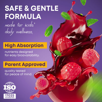 Height Growth Gummies for Kids & Teens - Calcium, Vitamin D3 + K2, Zinc, Magnesium, L-Arginine, Vitamin C - Multivitamin for Teen Boys & Girls - Grow Taller Supplement for Kids Height - 60 Gummies