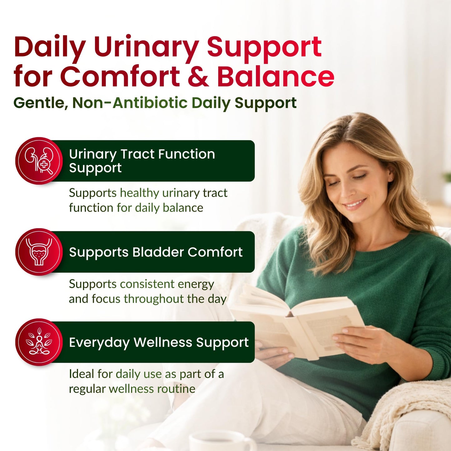ForestLeaf D Mannose Supplements for Women & Men - D-Mannose 1000mg Capsules with Cranberry, Hibiscus & VIT C - DMannose Pills for UTI