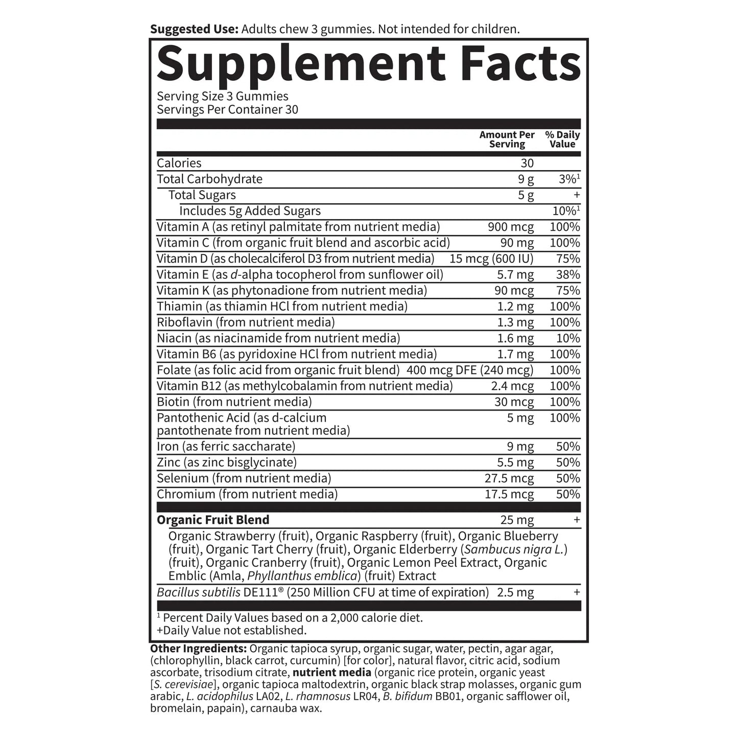 Garden of Life Vitamin Code Women’s Multivitamin Gummy with Iron: Folate, Biotin, D3 & B12 for Hair, Skin & Nails Garden of Life