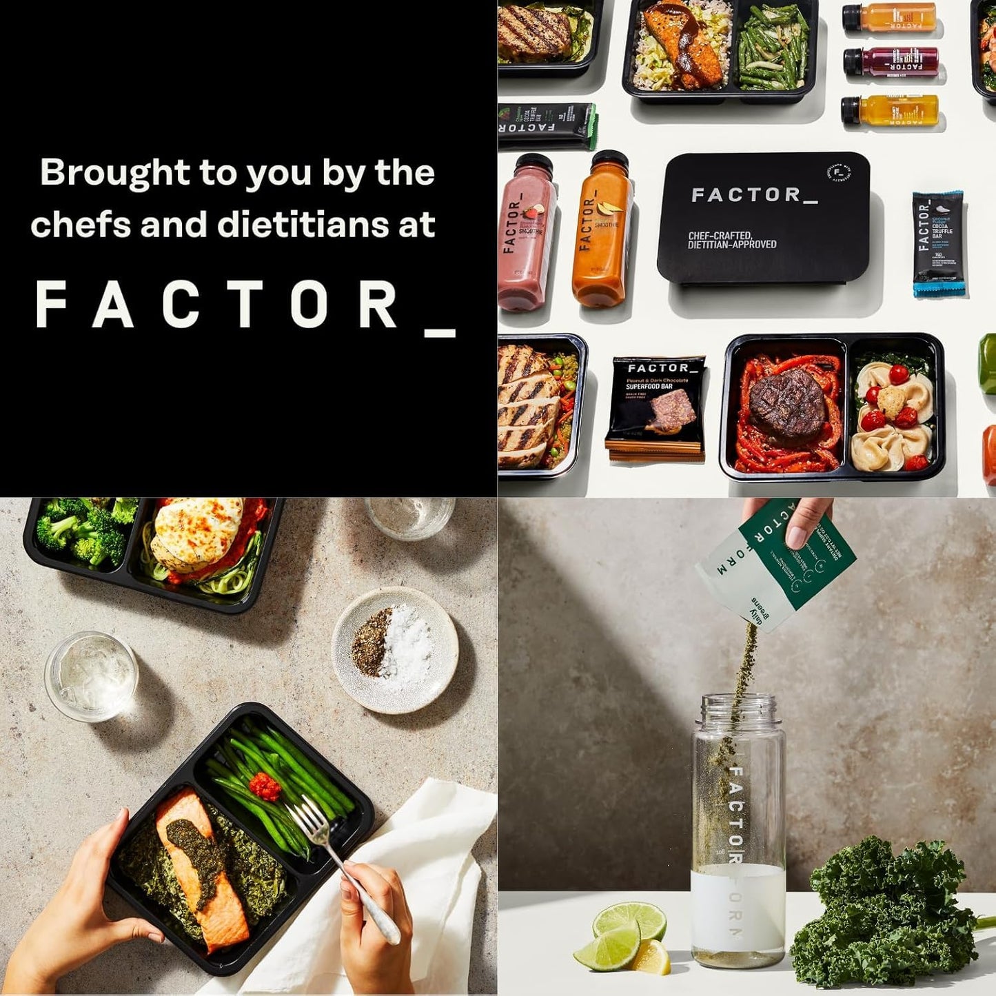 FACTOR FORM Daily Greens Superfood Powder | 5 Functional Blends for Gut Health, Energy & Immunity | Prebiotics, Probiotics, Adaptogens, B Vitamins (7 Servings, Individual Packets) FACTOR FORMBuy Supplements Australia