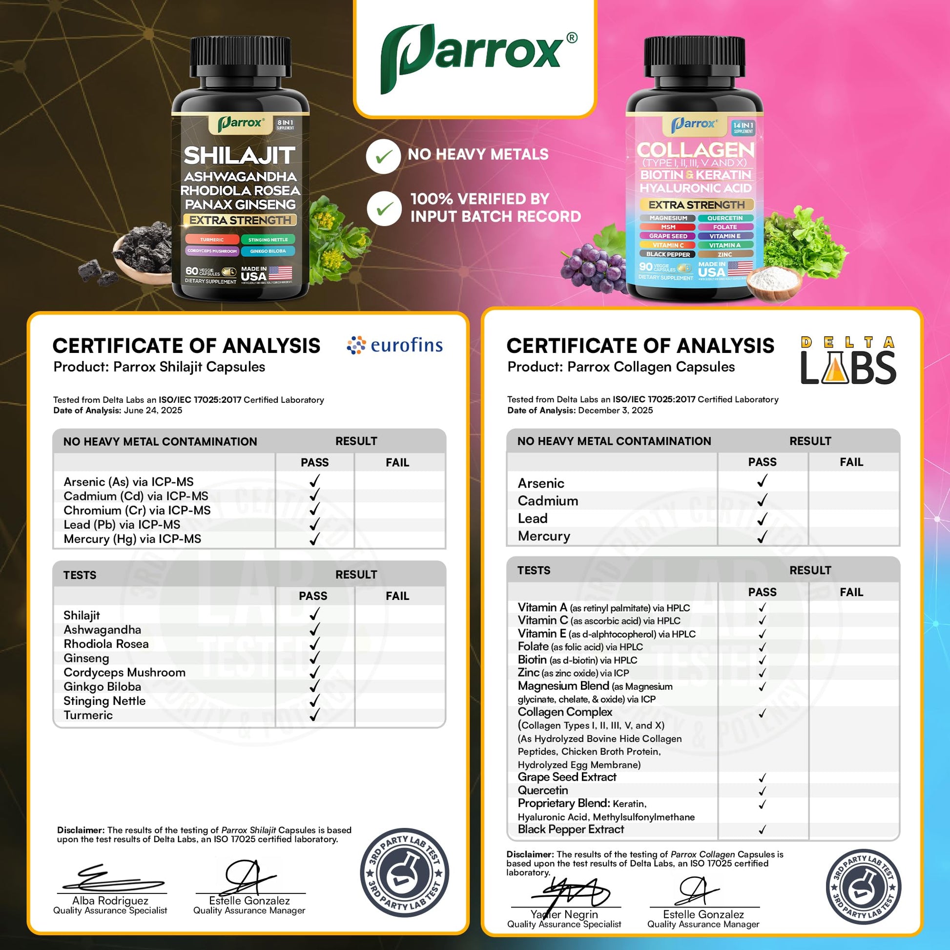 Parrox Adaptogen & Beauty Bundle – Rhodiola, Panax Ginseng, Ashwagandha, Cordyceps, Turmeric, Collagen, Biotin, Keratin, MSM, Hyaluronic Acid, Zinc, Quercetin, Vitamin C, A & E, Folate, Magnesium ParroxBuy Supplements Australia