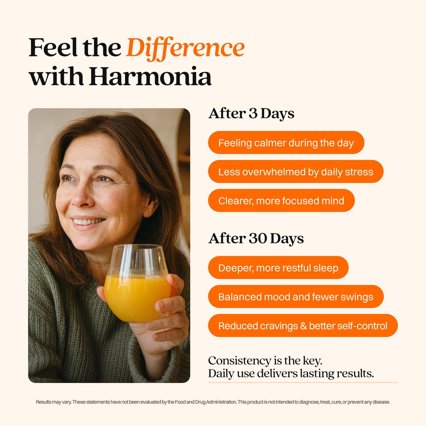Harmonia Cortisol Cocktail | Cortisol Supplements for Women & Men with Ashwagandha, Magnesium & L-Theanine | Drink Harmonia for Stress Relief, Weight Management