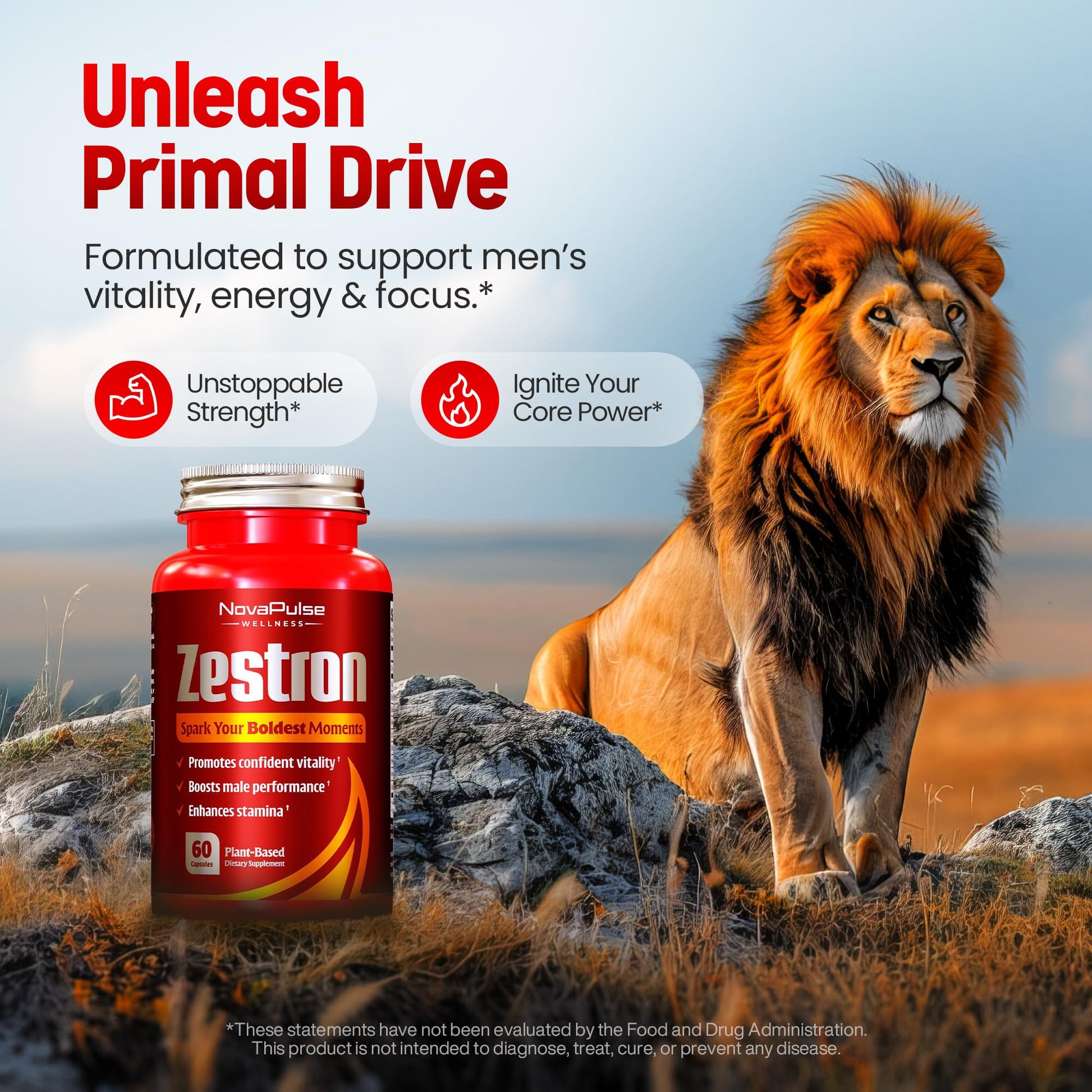 Male Enhancing Supplement Fast Acting Enlargement Pills for Men - Enhanced Size, Drive, Blood Flow, Libido, Testosterone Booster, Strength, Endurance - Boost Performance & Confidence - 60 Capsules NovaPulse WellnessBuy Supplements Australia