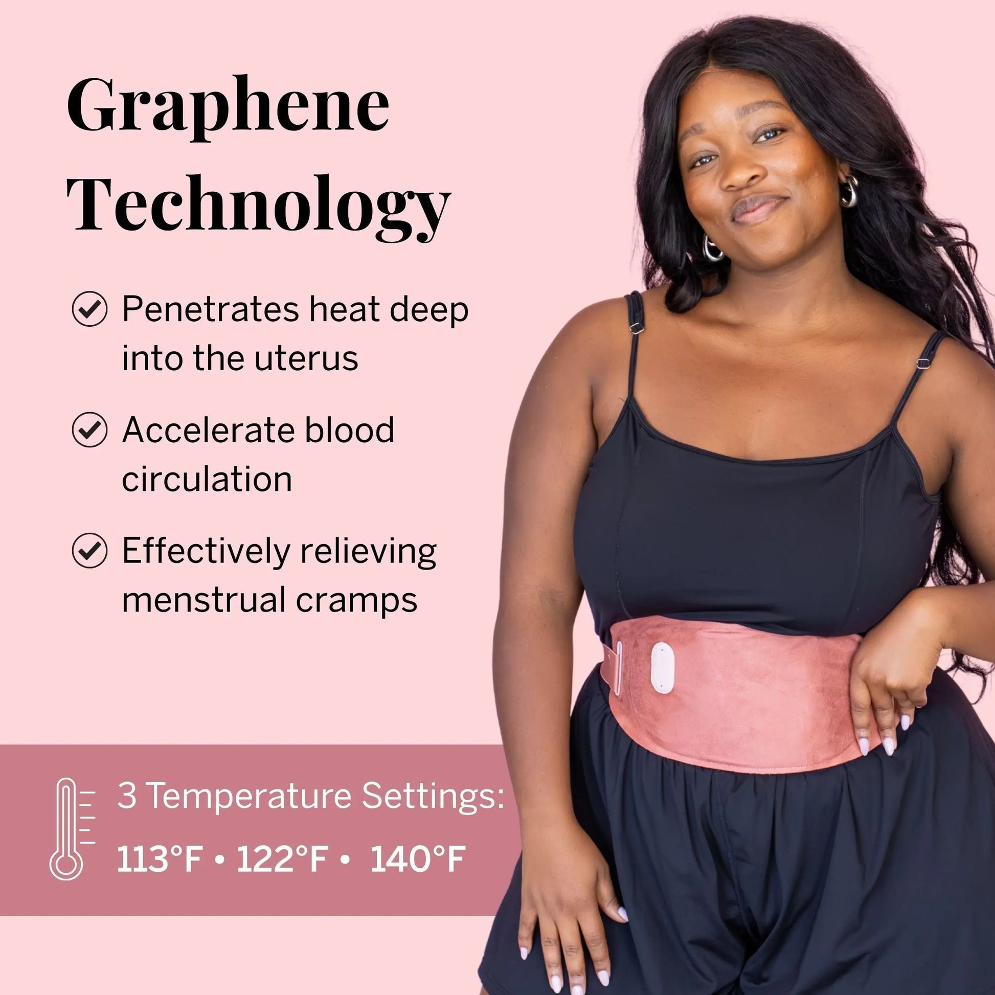 Pixie Period Heating Pad for Cramps - Thinnest Wearable Heating Pad for Feminine Care - Unnoticeable Under Clothes - Best Portable Pain Relief Heat Belt On The Market - Hours of Menstrual Pain Relief Pixie CupBuy Supplements Australia