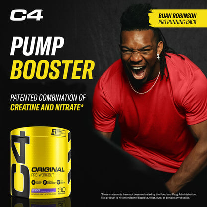 Cellucor C4 Original Pre Workout Powder Grape Sugar Free Preworkout Energy CellucorBuy Supplements Australia
