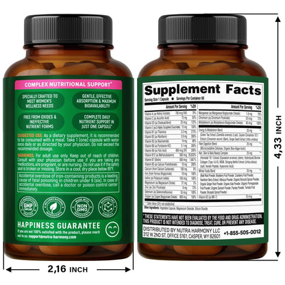 NUTRAHARMONY Multivitamins for Men & Women NUTRAHARMONY