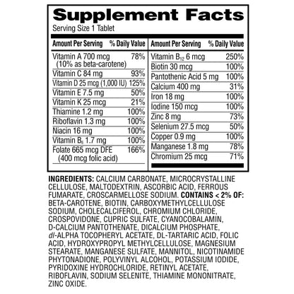 One Daily Women's Multivitamin/Multimineral Supplement Tablets for Women's Health, 200 Count Aus HealthcareBuy Supplements Australia