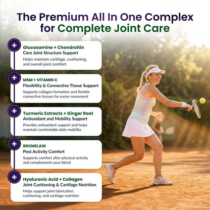 ForestLeaf Glucosamine Chondroitin MSM Joint Supplement Complex - 1200mg - 120 Caps ForestLeafBuy Supplements Australia