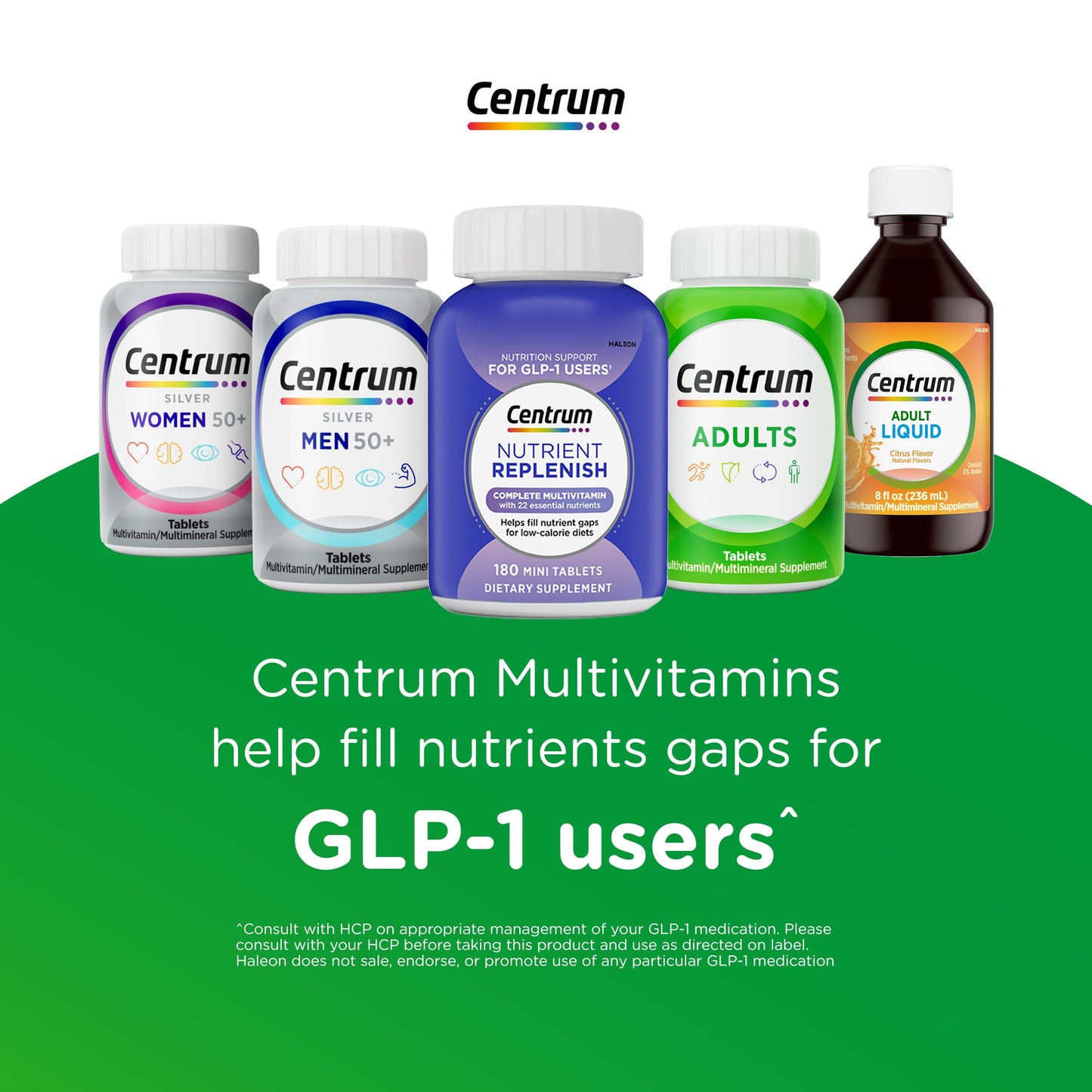 Centrum Adult Multivitamin/Multimineral Supplement with Antioxidants, Zinc, Vitamin D3 and B Vitamins, Gluten Free