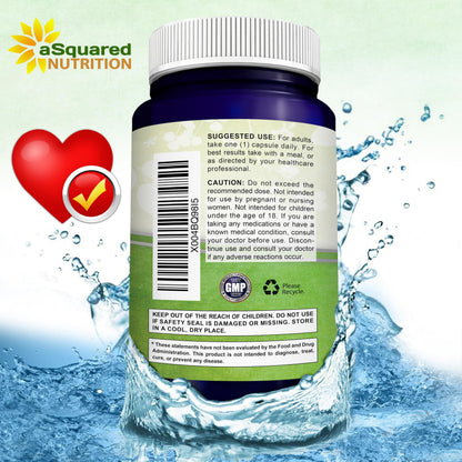 aSquared Nutrition CoQ10 (400mg Max Strength, 200 Capsules) - High Absorption Vegan Coenzyme Q10 Powder - Ubiquinone Supplement Pills, Extra Antioxidant CO Q-10