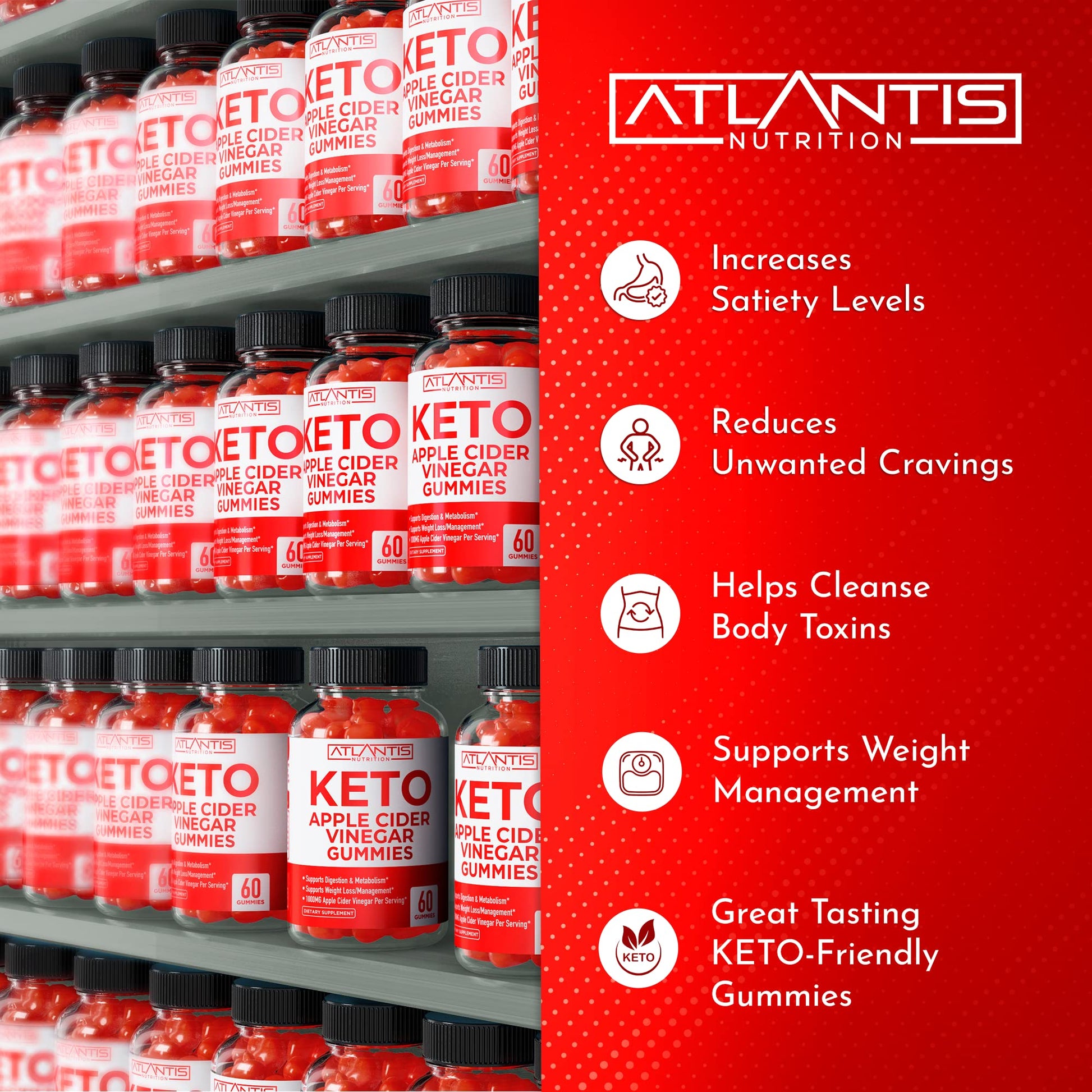 Keto ACV Gummies for Weight Loss - Apple Cider Vinegar Keto ACV Gummies Formulated Atlantis NutritionBuy Supplements Australia