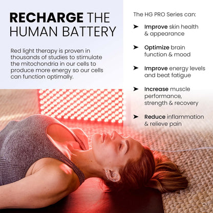 Hooga Red Light Therapy, 660nm 850nm Red Near Infrared, Dual Chip LEDs, Modular, 150 LEDs hoogaBuy Supplements Australia