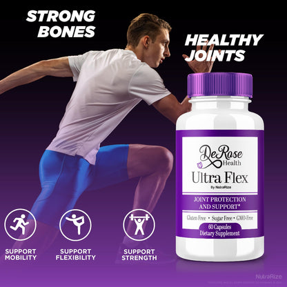 (2 Pack) Ultra Flex Capsules, Advanced Joint Support Supplement, Ultra Flex Natural Joint Health Formula, Max Strength Pills for Joint Wellness and Mobility, UltraFlex Vitamin Reviews (120 Capsules) NutraRizeBuy Supplements Australia