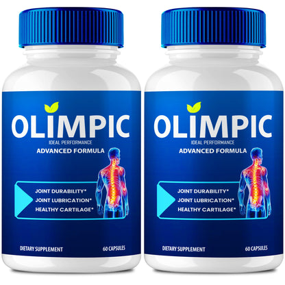Olimpic Capsules, Advanced Joint Support Supplement Pills for Mobility and Comfort - Maximum Strength, Official Olim Pic Joint Support All Natural Formula, Premium Olim-Pic Reviews (2 Pack) IDEAL PERFORMANCEBuy Supplements Australia