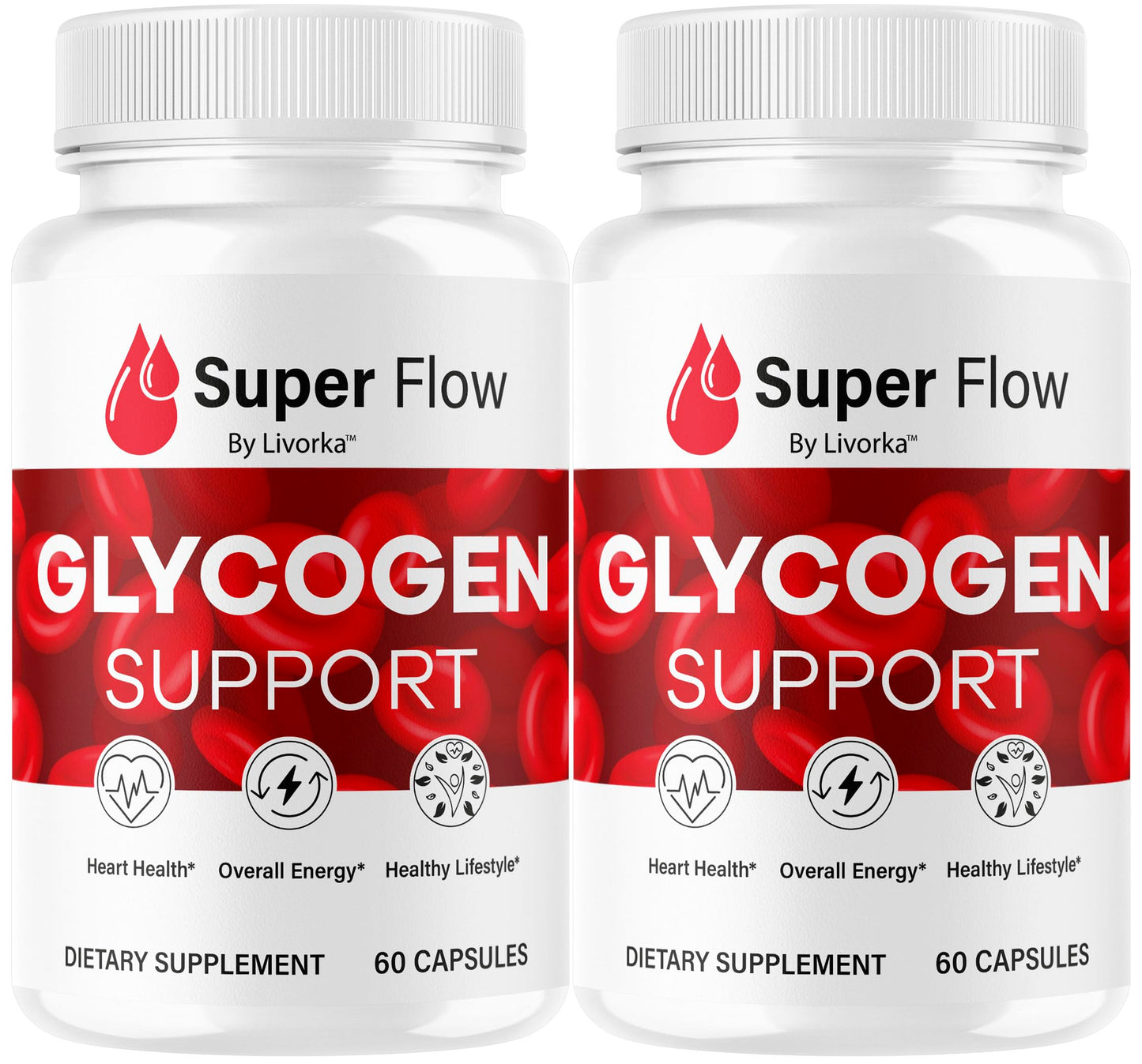 (2 Pack) Super Flow Glycogen Capsules - Official SuperFlow Advanced Glycogen Support Pills - Maximum Strength, Natural Formula Vitamins for Overall Health & Wellness Reviews, 120 Capsules for 2 Months LIVORKABuy Supplements Australia