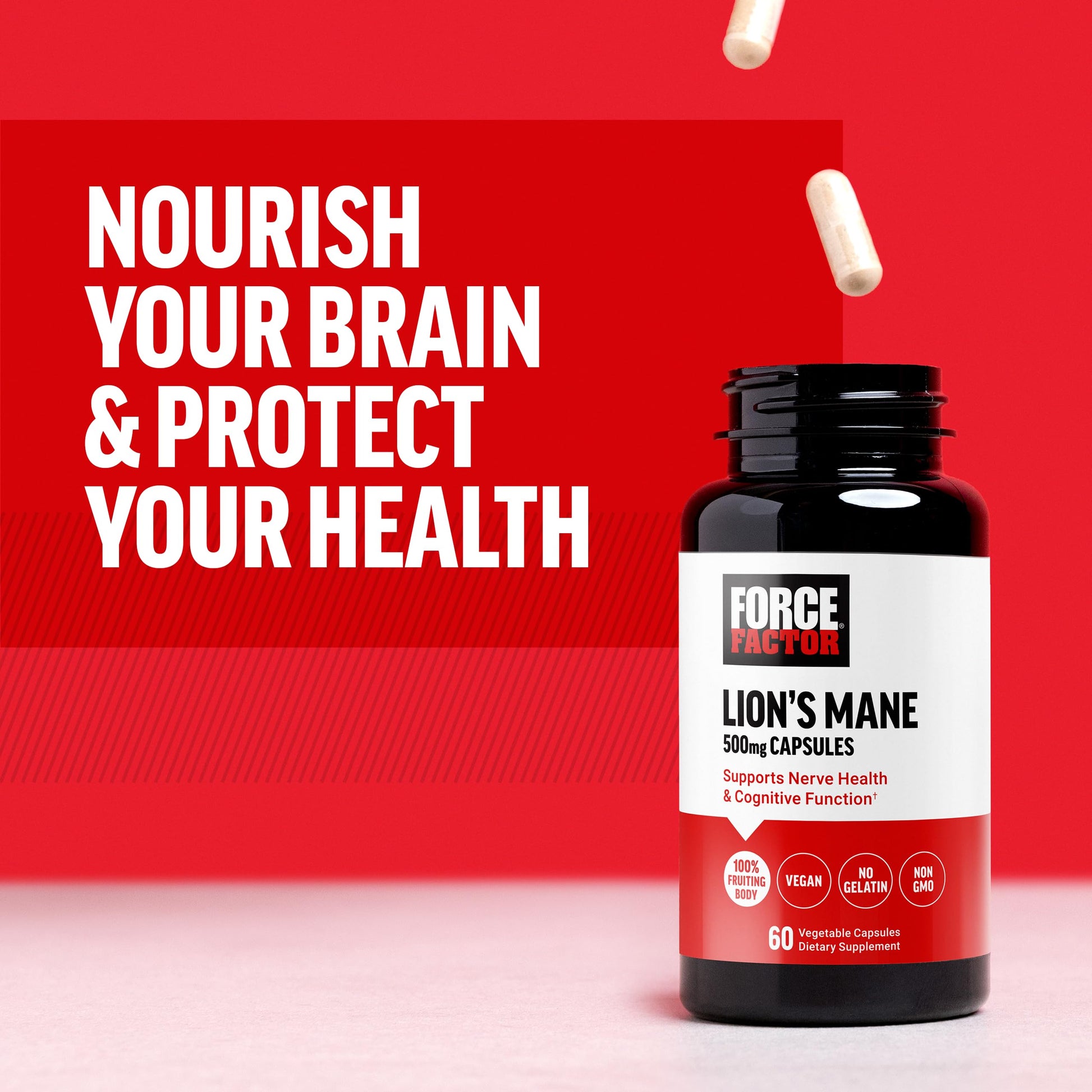 Force Factor Lion’s Mane Supplement Capsules, Memory & Focus Supplement Force FactorBuy Supplements Australia
