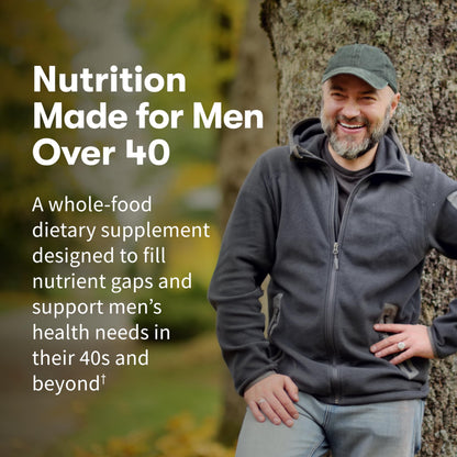 Garden of Life Organics Men's 40+ Multivitamin with Prostate Support, B12 & Vitamins – Vegan Daily Whole Food Multivitamin