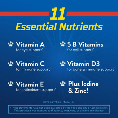 L’il Critters Paw Patrol Gummy Vites Daily Gummy Multivitamin for Kids, Vitamin C, D3 for Immune Support Cherry, Orange Lil CrittersBuy Supplements Australia
