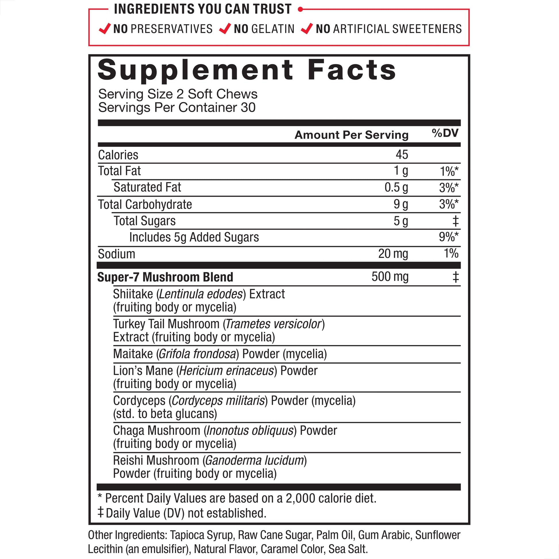 FORCE FACTOR Modern Mushrooms Soft Chews, Mushroom Supplement with Lions Mane Force FactorBuy Supplements Australia
