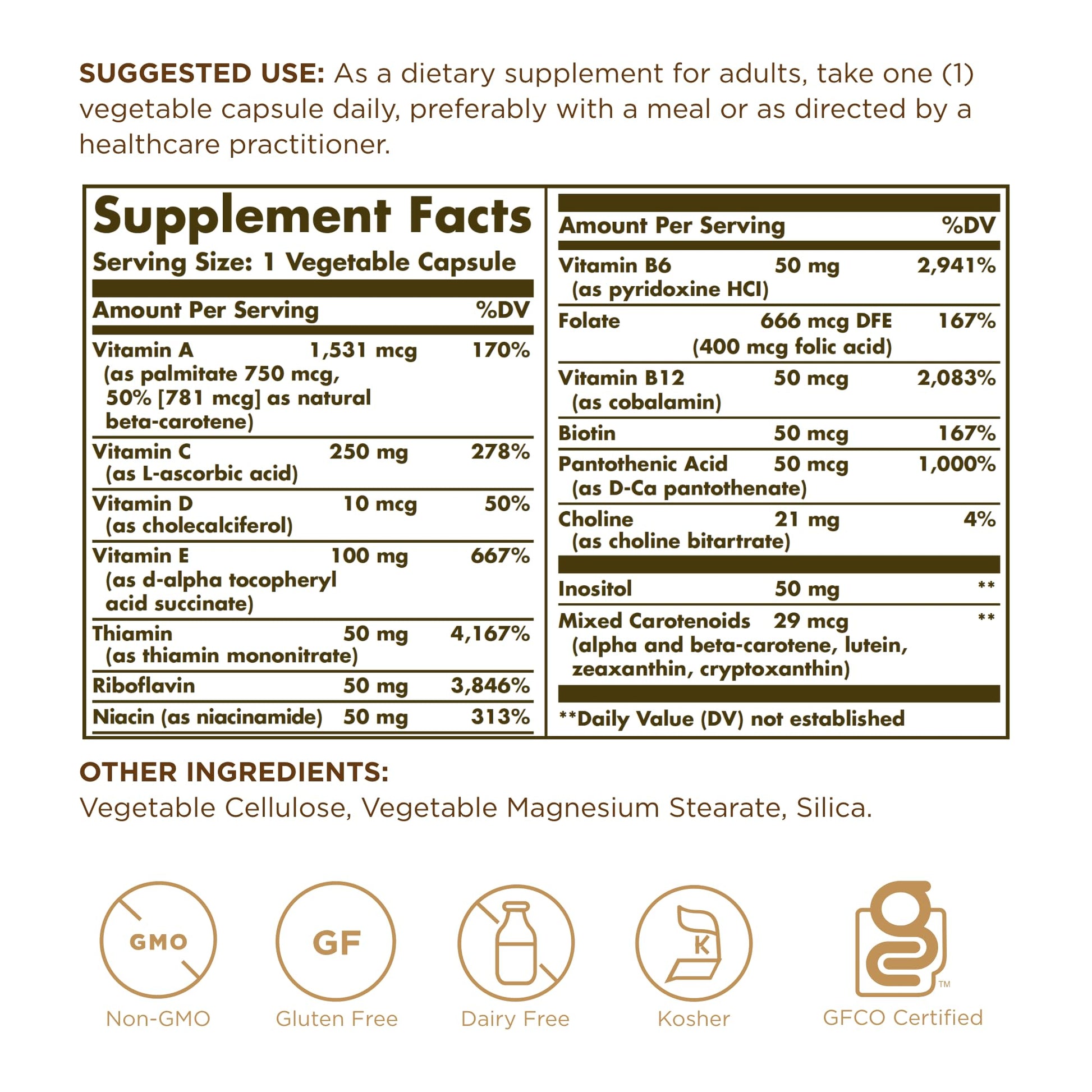Solgar - Vitamins Only, 90 veggie caps SolgarBuy Supplements Australia