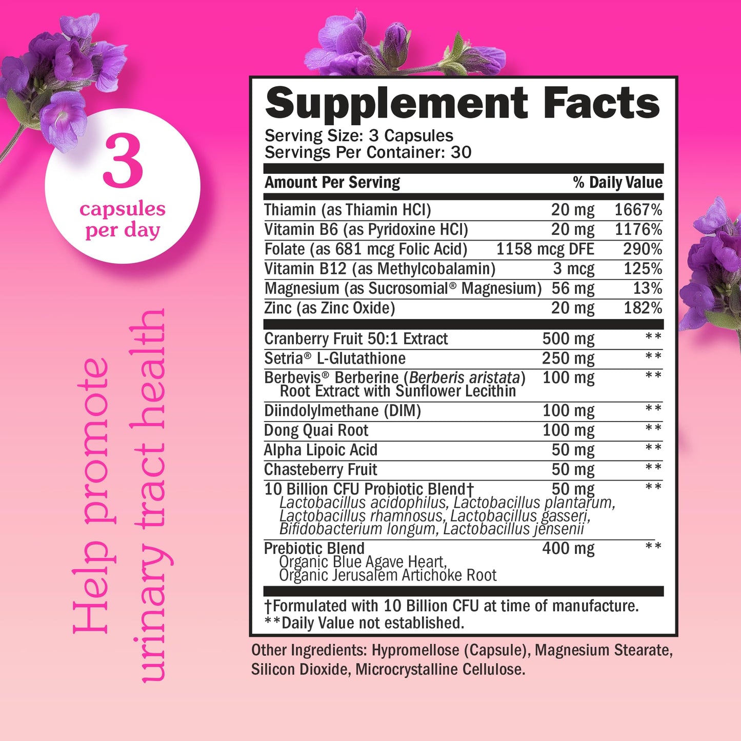 Seraphina 2-in-1 Vaginal Probiotics for Women + Hormone Balance - 90 Capsules for Complete Feminine SeraphinaBuy Supplements Australia