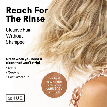dpHUE Apple Cider Vinegar Hair Rinse, 20 oz - Shampoo Alternative & Scalp Cleanser dpHUEBuy Supplements Australia