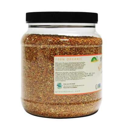 Greenbow Organic Bee Pollen - 100% USDA Certified Organic, Non-GMO, Halal, Kosher Certified, Pure & Natural Bee Pollen GreenbowBuy Supplements Australia